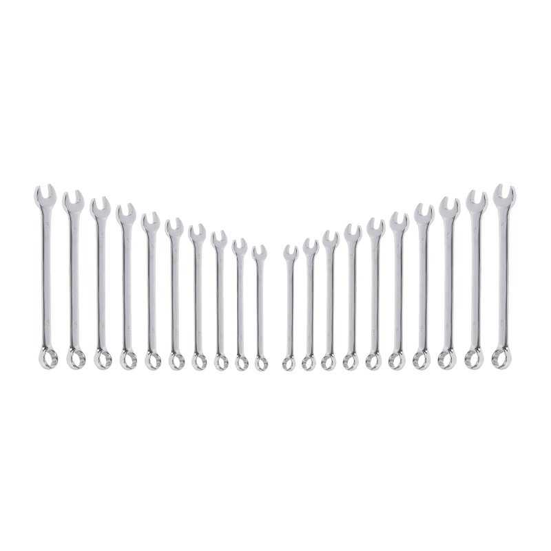 JUEGO DE LLAVE COMBINADA CROMADA 20 PZA SAE/MM (1/4 A 7/8") (8MM-18MM) REF. PRO-LC804 MARCA PROMAKER