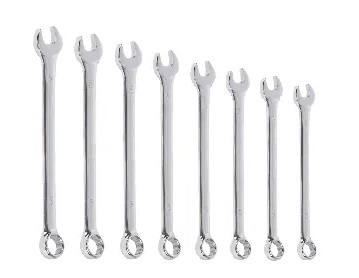 JUEGO DE LLAVE COMBINADA CROMADA 8 PZAS MM (8-10-11-12-13-14-17-19 MM) REF. PRO-LC807 MARCA PROMAKER