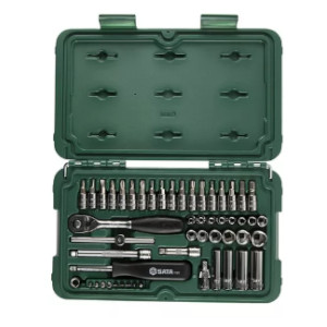 JUEGO DE DADOS / AUTOCLET 1/4" 52 PZAS MM REF. 09505 COD. 323152 MARCA SATA