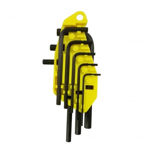 JUEGO DE LLAVE HEXAGONAL 1/16" A 1/4" EN CLIP 8 PZAS REF. 69252 MARCA STANLEY