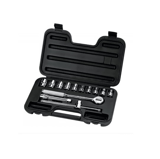 JUEGO DE DADOS / AUTOCLET DADOS DE 1/2" DE 3/8" A 1" 14 PZAS REF. 86503 MARCA STANLEY