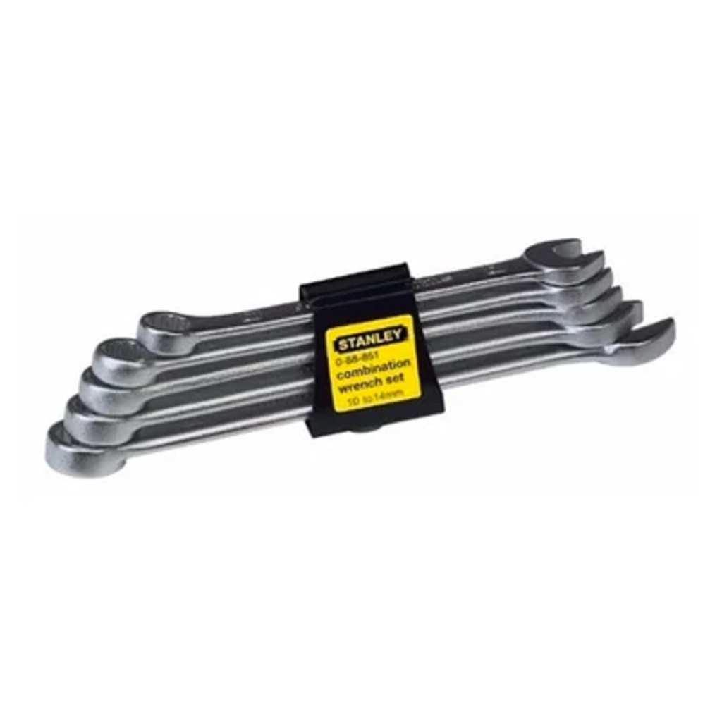 JUEGO DE LLAVE COMBINADAS EN MILIMETROS ( 10 - 14MM ) 5 PZAS REF. 88851 MARCA STANLEY