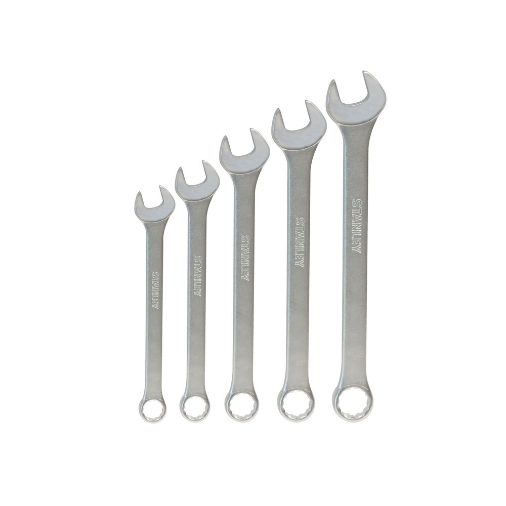 JUEGO DE LLAVE COMBINADAS EN PULGADAS 5 PZAS 5/16" A 9/16" REF. 88-852 MARCA STANLEY