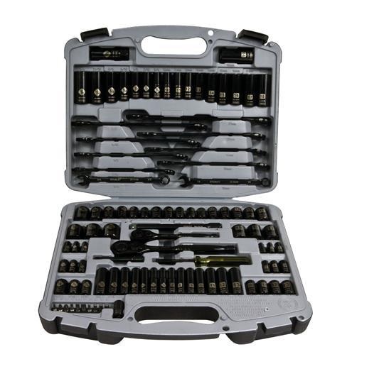 JUEGO DE DADOS / AUTOCLET CRO/NEG DR 1/4 - 3/8 MM / PUL 99 PZAS REF. 92839 MARCA STANLEY