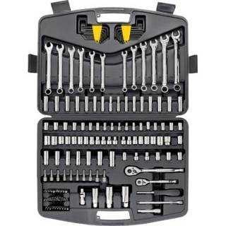 JUEGO DE DADOS / AUTOCLET LAR/COR COMBINADOS 1/4"-3/8" SAE/MM 145 PZAS REF. ST-94-376 MARCA STANLEY