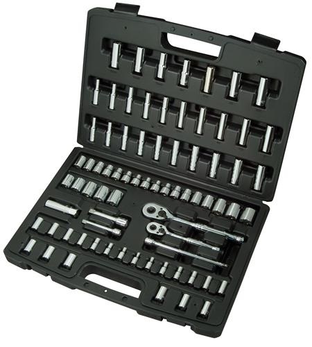 JUEGO DE DADOS / AUTOCLET MALETIN LARG/CORT COMBINADOS 1/4" - 3/8" 75 PZAS REF. 96-010 MARCA STANLEY