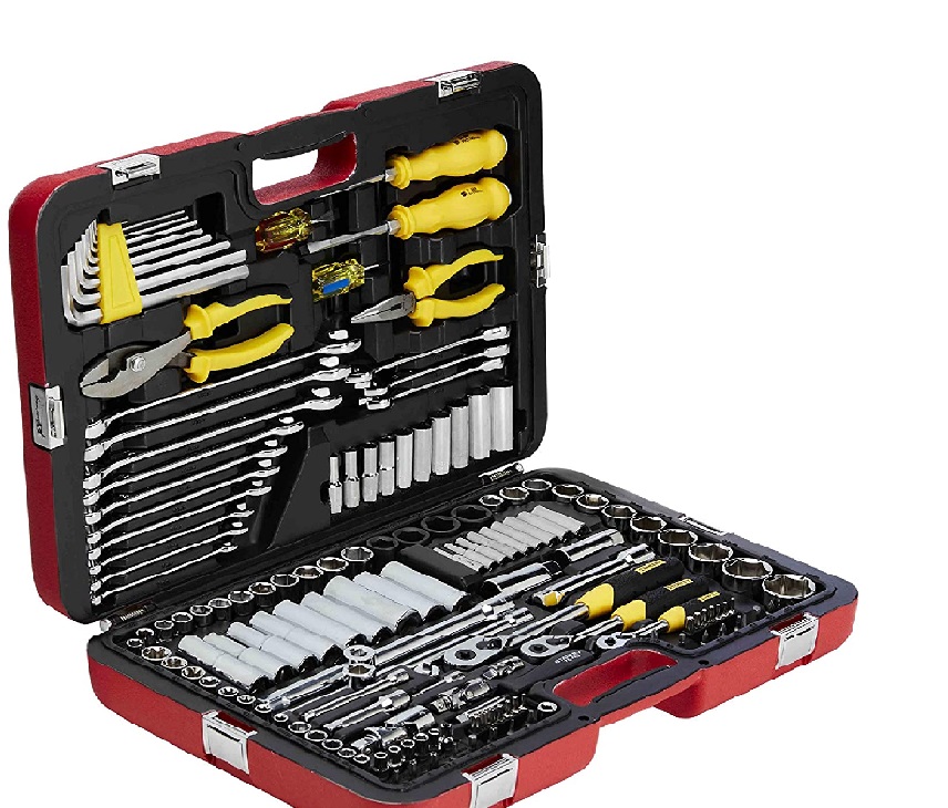 JUEGO DE HERRAMIENTAS / AUTOCLET LAR/COR COMB. 1/4" - 3/8" 150 PZAS REF. R99-150LA MARCA STANLEY