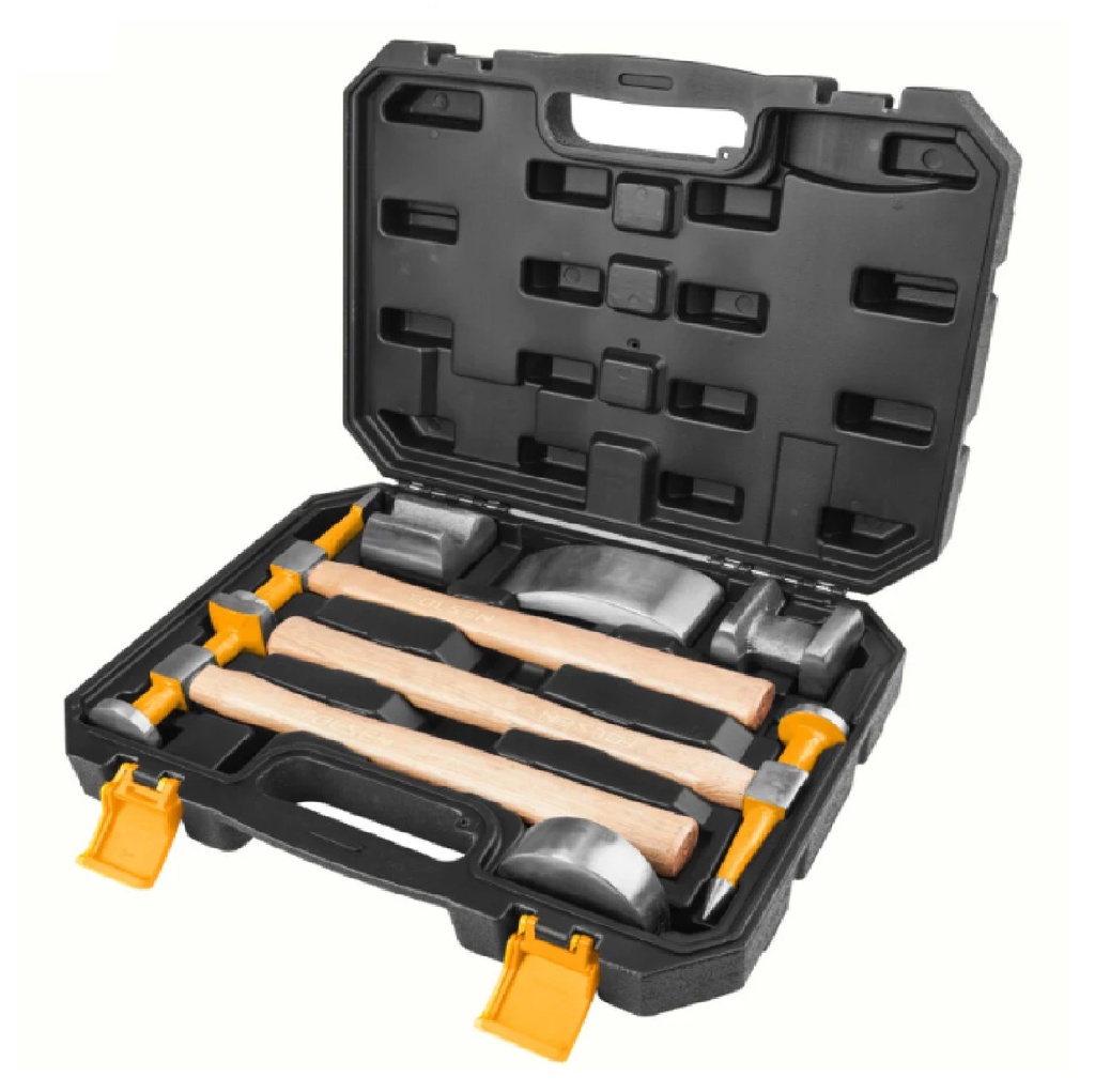 JUEGO DE MARTILLO PARA LATONERO 7 PIEZAS REF. 25197 MARCA TOLSEN