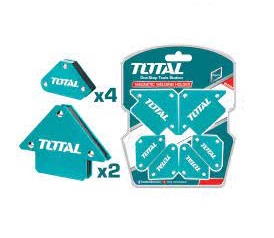 JUEGO DE SOPORTES DE SOLDADURA MAGNETICA REF.TAMWH6002 MARCA TOTAL TOOLS