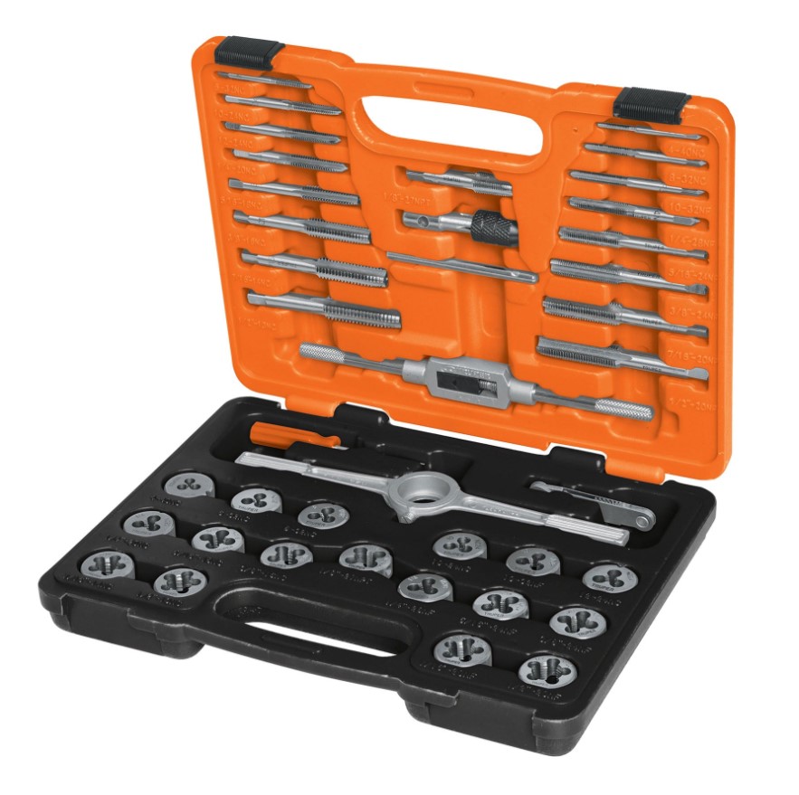 JUEGO DE TARRAJA / MACHOS 40 PZAS 3 MM - 13 MM MOD.J-MATA-40 REF. 11442 MARCA TRUPER