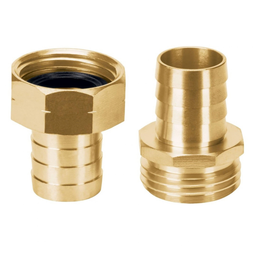 JUEGO DE CONECTORES P/MANGUERA MACHO Y HEMBRA 3/4" MOD. CFM-3/4B REF.12708 MARCA TRUPER
