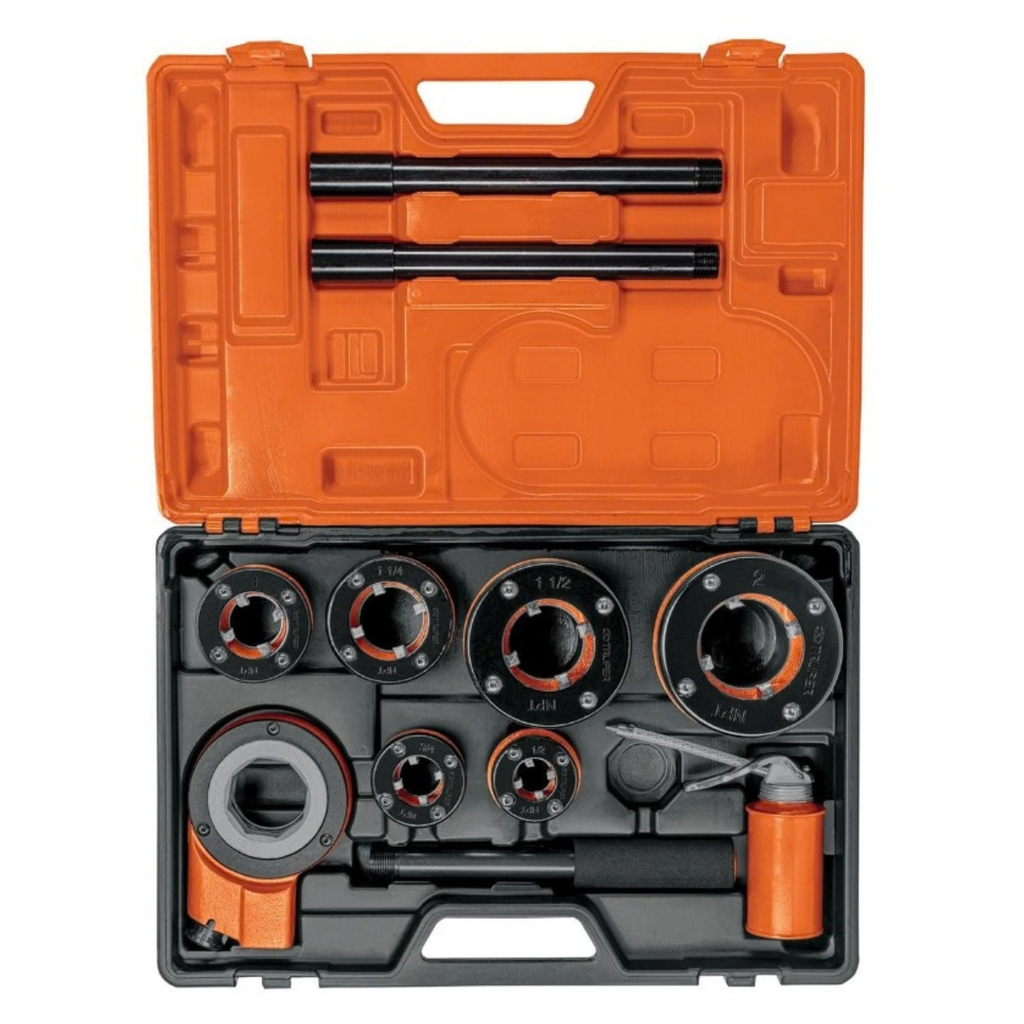 JUEGO DE TARRAJA PARA TUBO 6 DADOS 1/2", 3/4" , 1", 1 1/2", 2" MOD.TA-851 REF. 13071 MARCA TRUPER