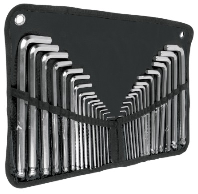 JUEGO DE LLAVE ALLEN LARGAS MIXTAS 30 PZAS MOD. ALL-30 REF.15562 MARCA TRUPER