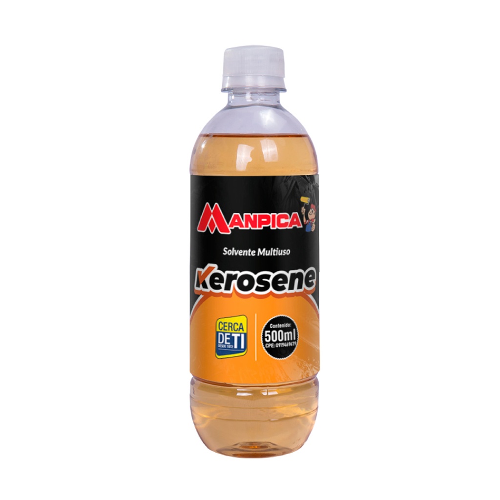 KEROSENE SOLVENTE MULTIUSO 1/2 LTR REF. KER-000-05 MARCA MANPICA