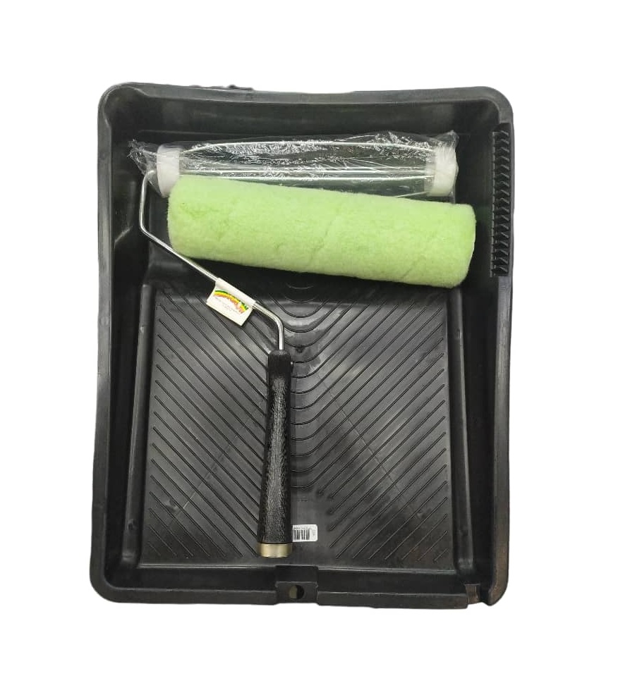 KIT DE BANDEJA + RODILLO CON FUNDA DE 9" X 6 MM COLOR NEGRO REF. KFPE9" COD. 192625 MARCA ARROW