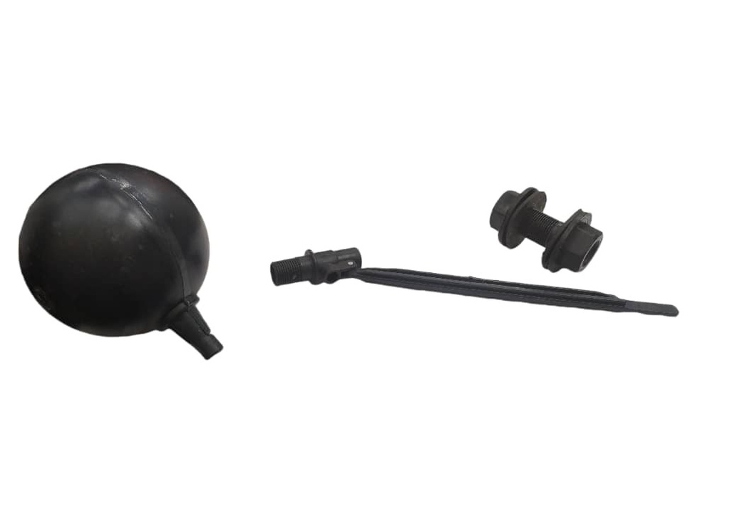 KIT FLOTANTE DE 1/2" CON CONEXION Y BOYA MOD. 120 COLOR NEGRO REF. 049-KIT-120-F MARCA GRINACA