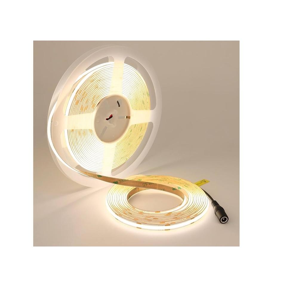 KIT DE CINTA COB 5 MTS 24 VDC 3000K 280 LED / 10 W X MT REF. LUM-1456-3K MARCA LUMIND