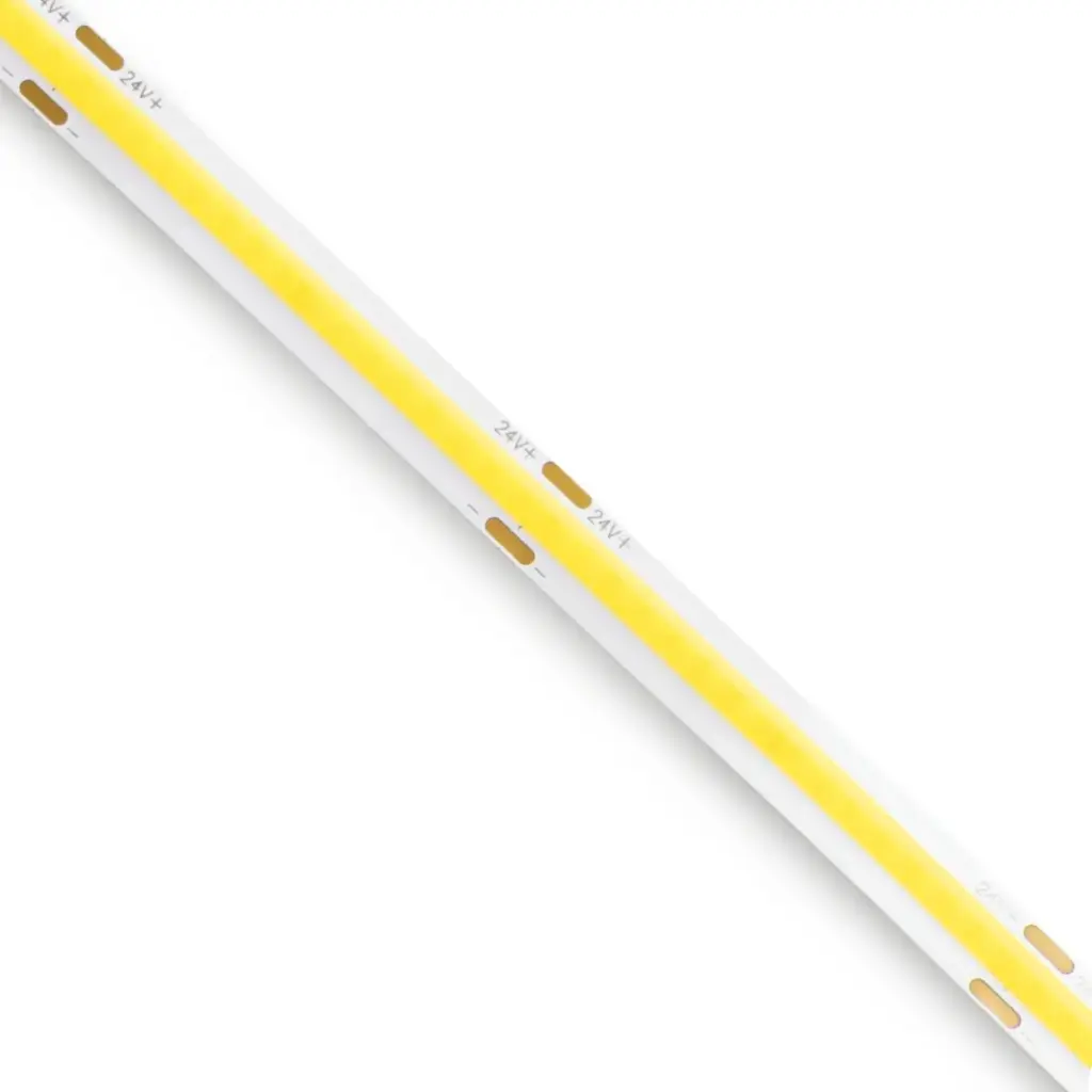 KIT DE CINTA LED COB 5 MTS 24V 6000K IP20 384 LEDS/MTS 10 W/MT REF. LUM-655 MARCA LUMIND