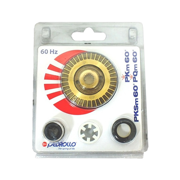 KIT REPARACION PARA BOMBA PKM60 Y 60Y2012 ( SELLO, IMPELER Y ROLINERA )  REF. 60-KITPKM60Y2012 MARCA PEDROLLO