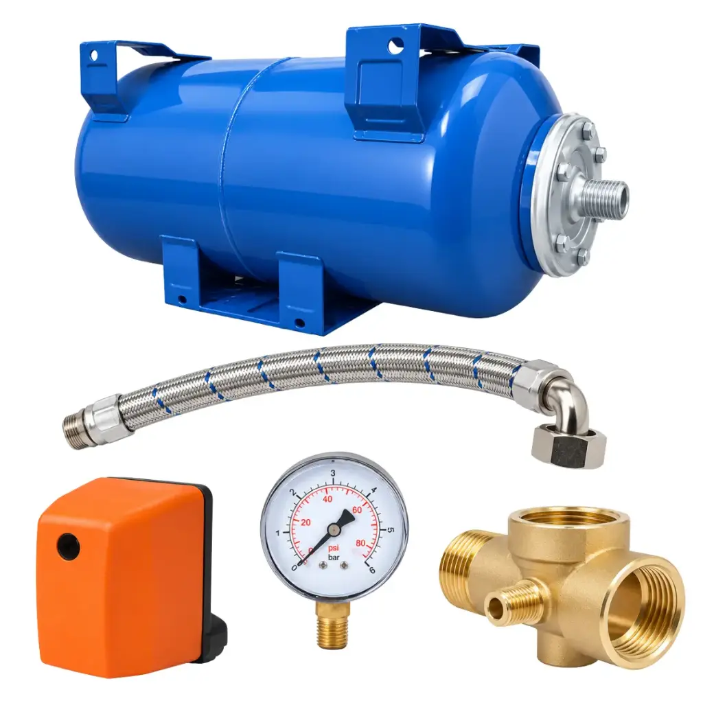 KIT P/HIDRONEUMATICO CILINDRICO KCP-24 MANOMETRO/PRESOSTATO/CONEX AC5V/MANG REF. KCP-24 PEDROLLO