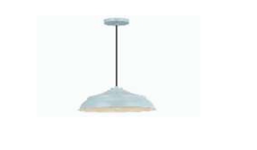 LAMPARA COLGANTE 60 W E27 35 CM X 21 CM COLOR GRIS REF. 26001G-GY MARCA 770 LIGHTS