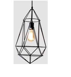 LAMPARA COLGANTE 35 W 01 DICROICO GU10 110 - 130 V COLOR NEGRO REF. 26173A-BK MARCA 770 LIGHTS
