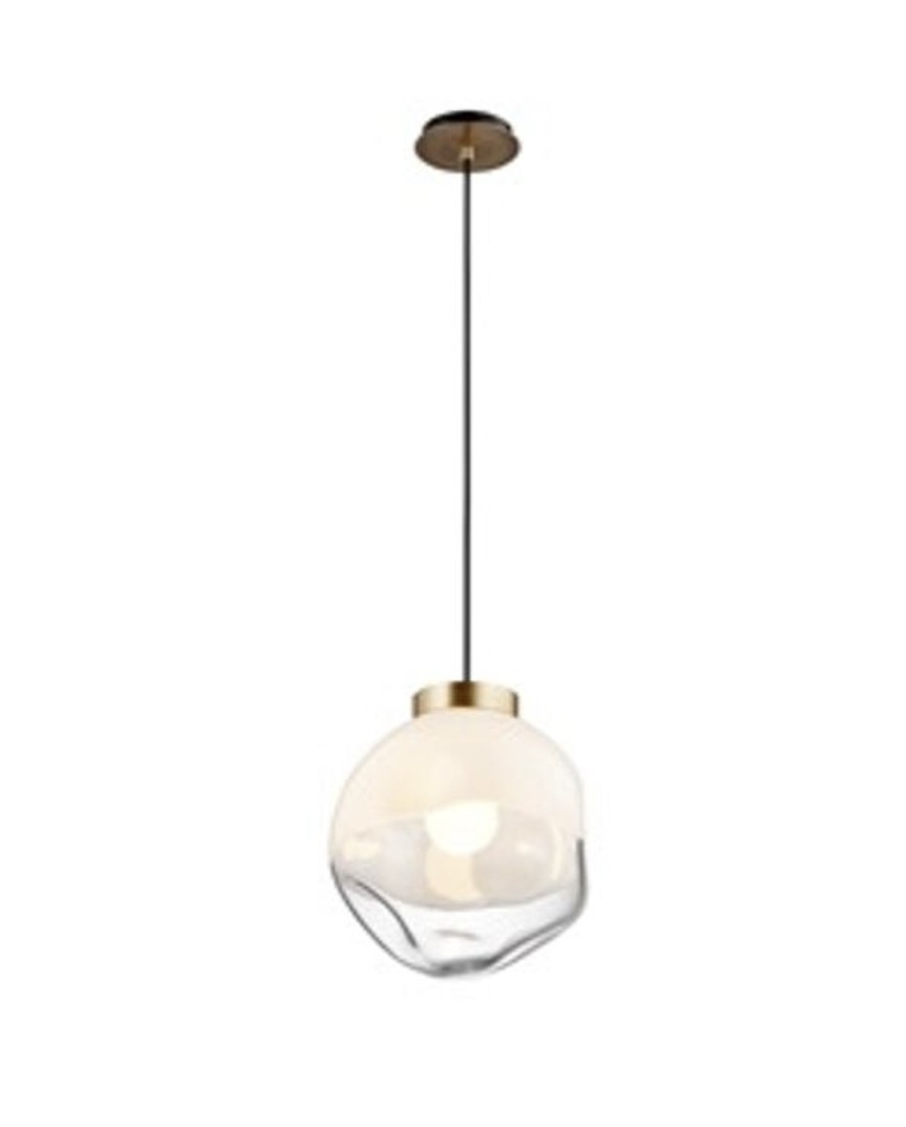 LAMPARA COLGANTE 40 W E27 44 CM X 44 CM X 150 CM COLOR BLANCO REF. 26509B MARCA 770 LIGHTS