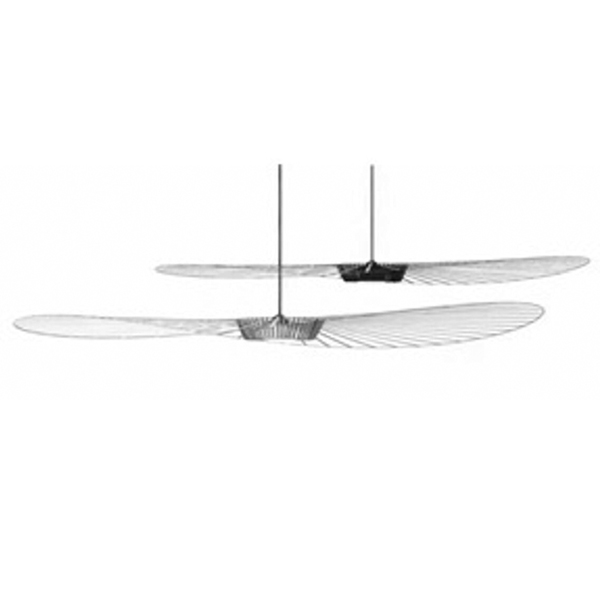 LAMPARA COLGANTE E27 110 - 120 V DIAMETRO 60 CM COLOR NEGRO REF. 26677A-BK MARCA 770 LIGHTS