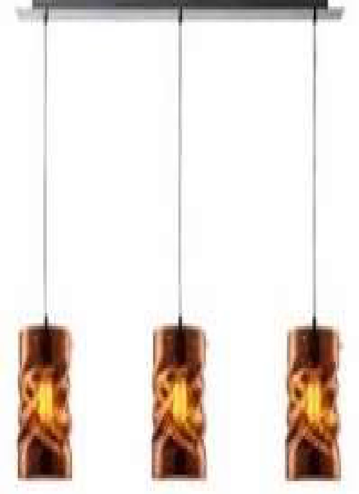 LAMPARA COLGANTE 60 W E27 62 CM X 120 CM COLOR CROMADO REF. 26801B-CH MARCA 770 LIGHTS