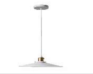 LAMPARA COLGANTE 60 W E27 330 CM COLOR BLANCO REF. 26826B-WH MARCA 770 LIGHTS