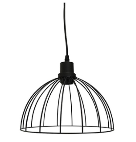 LAMPARA COLGANTE 60 W E27 28 CM X 28 CM X 120 CM COLOR NEGRO REF. 26870A COD.884736 MARCA 770 LIGHTS