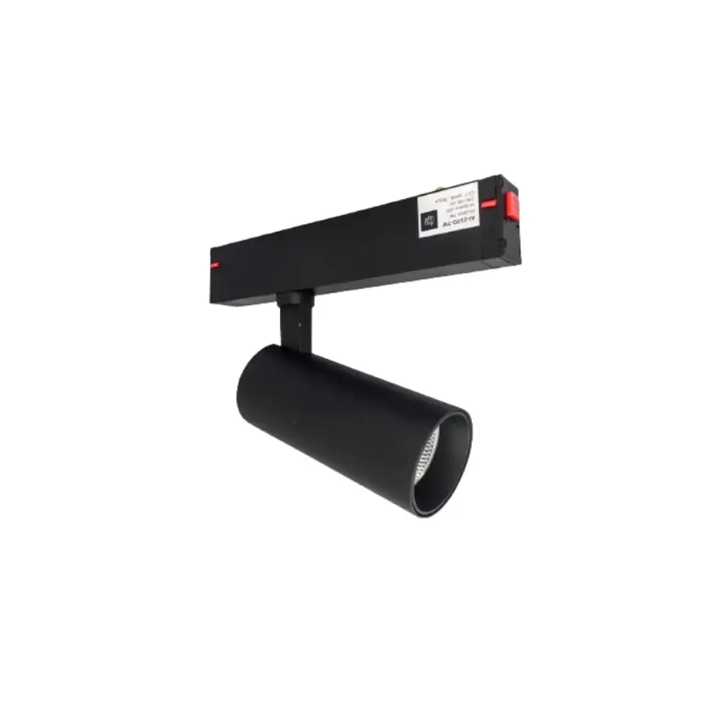 LAMPARA LED INTEGRADA T/ BALA 7 W 3000 K 110 V NEGRO P/ RIEL TRACK LIGHT REF. AI-257D-7W ARTIG LIGHT