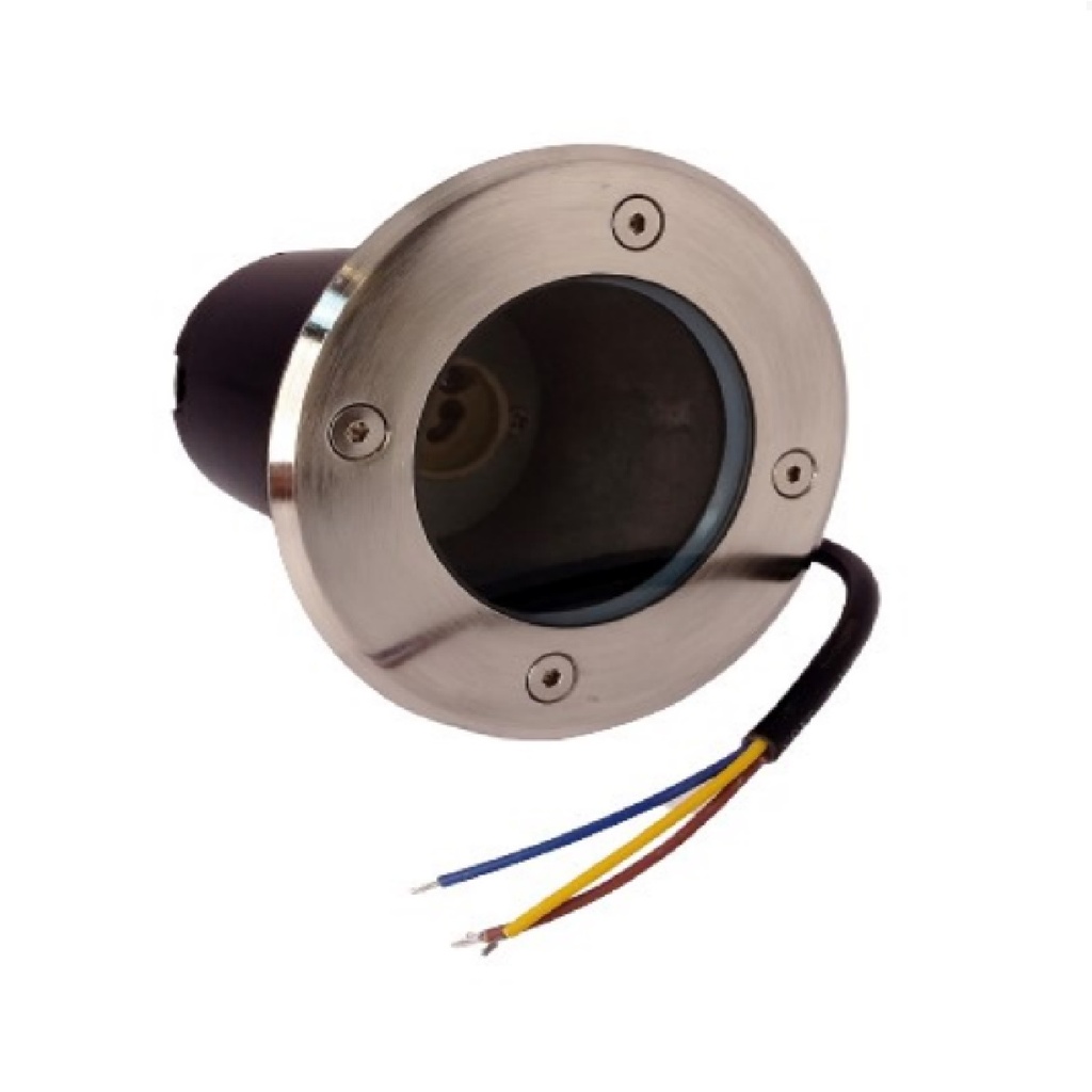 LAMPARA DE PISO P/ JARDIN CAMINERIA GU10 REDONDO 80 X 103 MM IP67 ALUMIN REF. AI-GUFT-1 ARTIG LIGHT