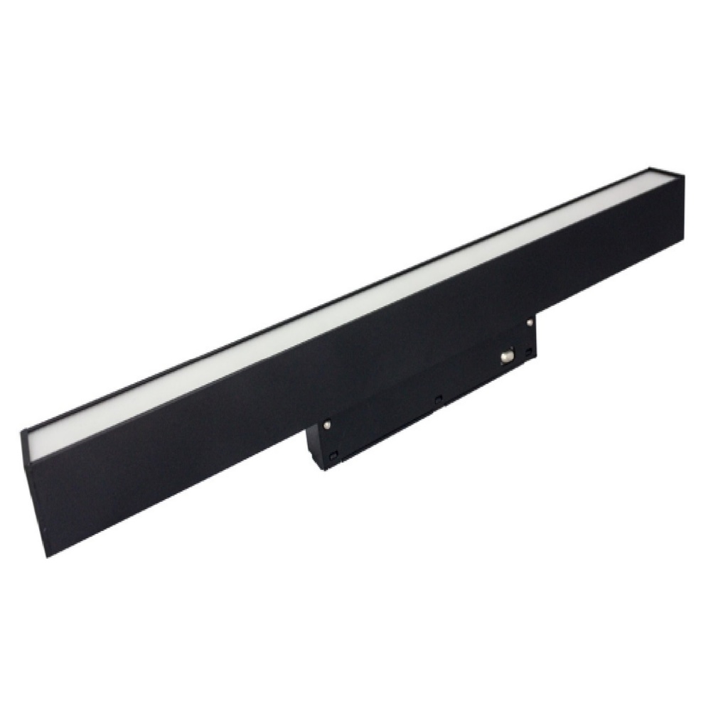 LAMPARA LED LINEAL DIFUSA 30 W 48 V 3000 K NEGRO P/ RIEL TRACK LIGHT REF. AI-MG48-30F ARTIG LIGHT