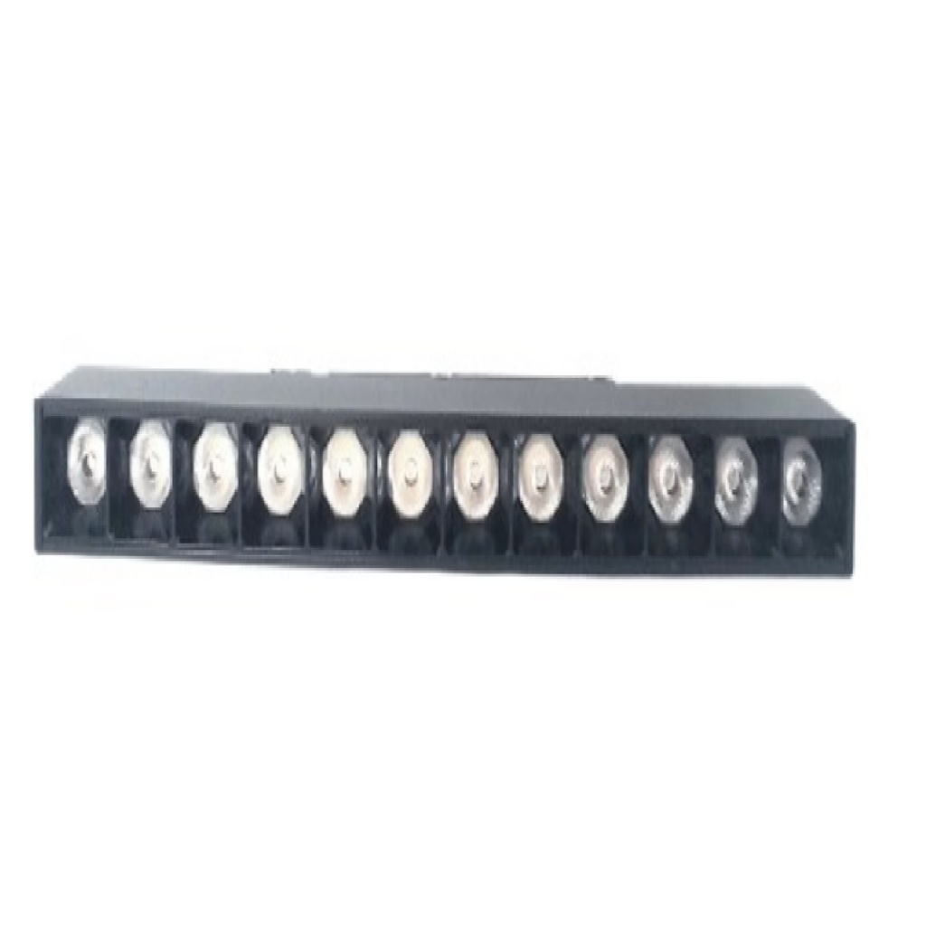 LAMPARA LED LINEAL MULTI SPOT 6 W 48V 4000K NEGRO P/ RIEL TRACK LIGHT REF. AI-MG48-6S-CW ARTIG LIGHT