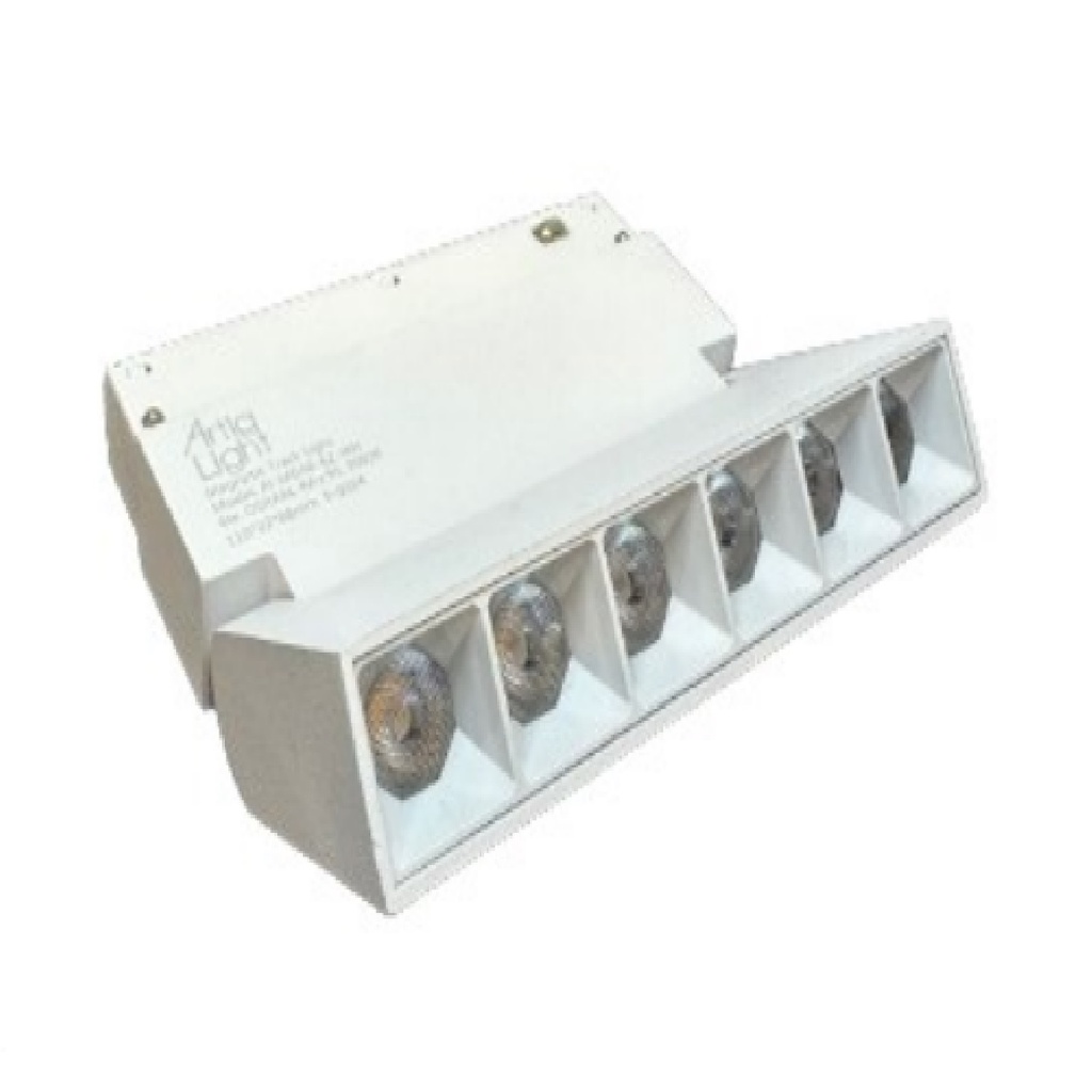 LAMPARA LED LINEA MULTISPOT 6 W 48 V 3000 K BLANCO P/RIEL TRACK LIGHT REF. AI-MG48-6Z-WH ARTIG LIGHT