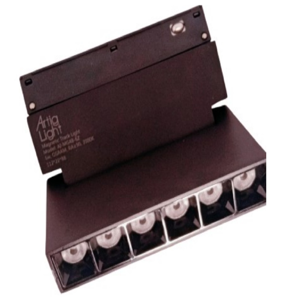 LAMPARA LED LINEAL MULTI SPOT DIRIGIBLE 6 W 48 V 3000 K NEGRO TRACK LIGHT REF AI-MG48-6Z ARTIG LIGHT