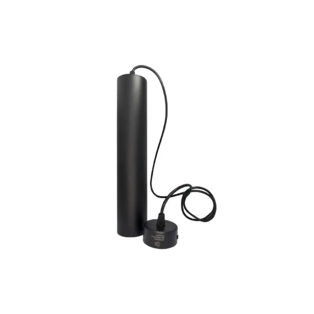 LAMPARA CILINDRO COLGANTE DICROICO GU10 60 X 300 MM COLOR NEGRO REF. AI-PSR2-BK MARCA ARTIG LIGHT