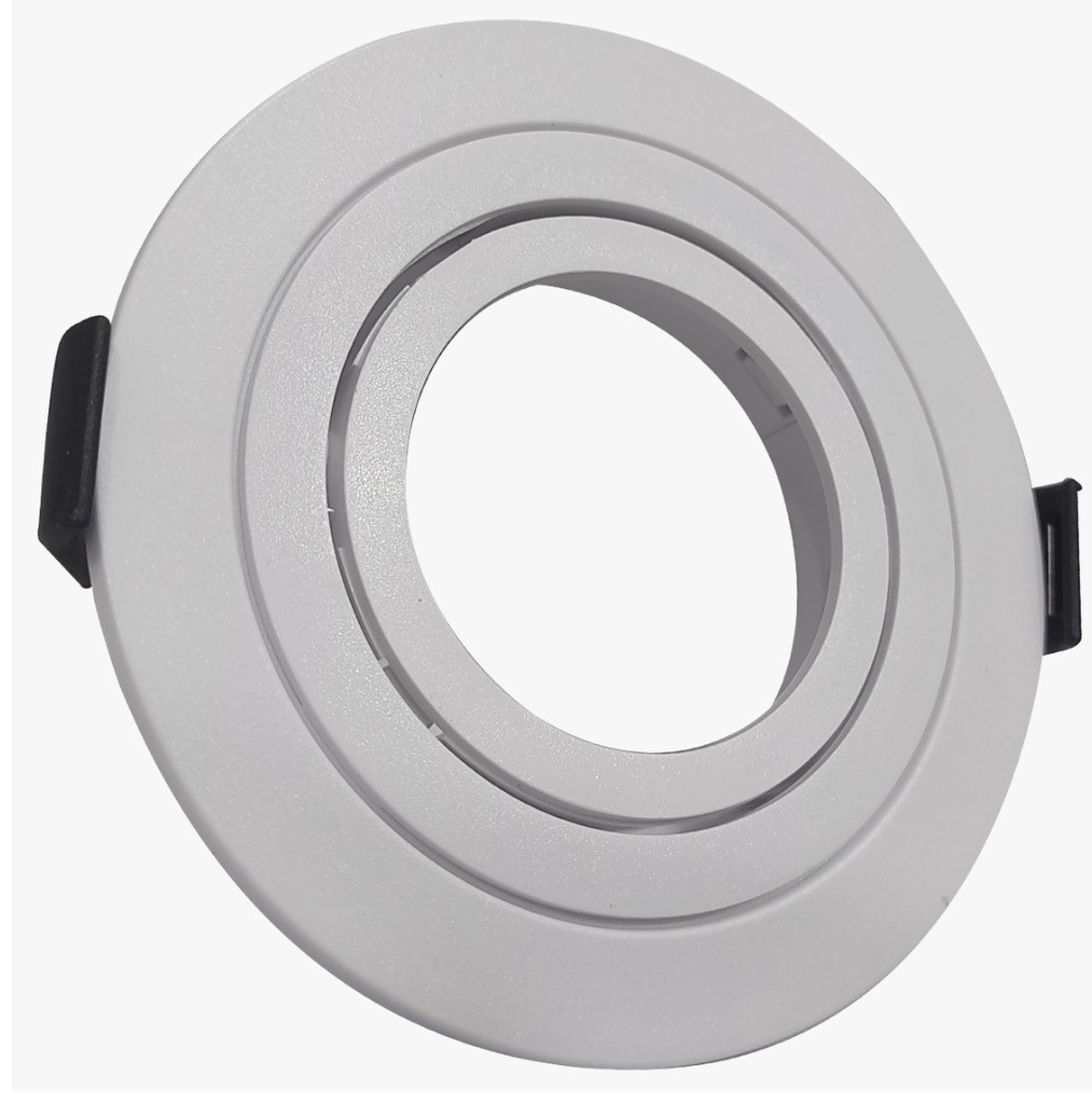 LAMPARA SPOT REDONDA 3" GU10 PARA EMPOTRAR 9.2 X 2.5CM COLOR BLANCO REF. AI-RD05- MARCA ARTIG LIGHT