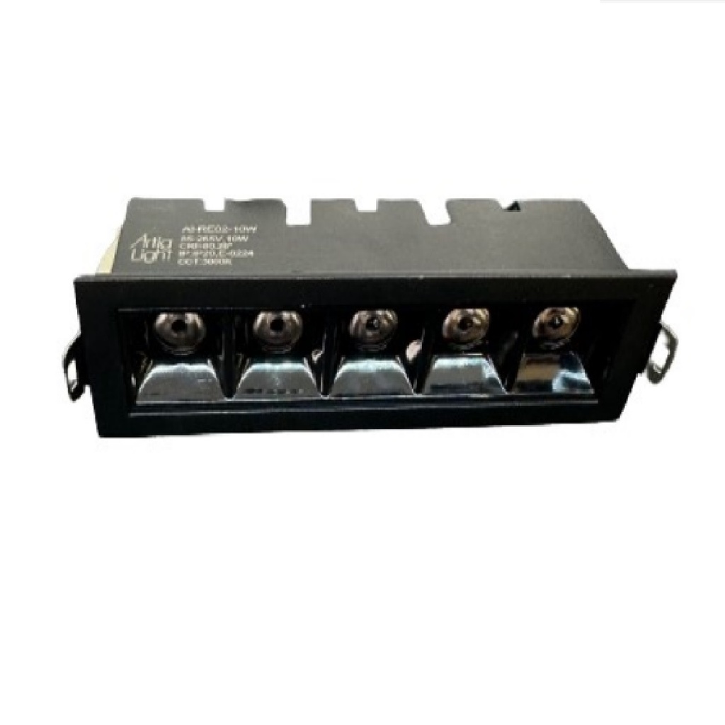 LAMPARA LED LINEAL MULTI SPOT P/EMP 10W 5 X2 W 3000K 650LM 85-165V REF AI-RE02-10W MARCA ARTIG LIGHT