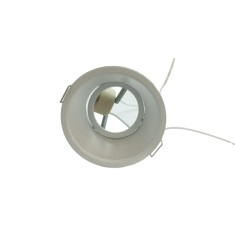 LAMPARA SPOT REDONDA 3" BLANCO GU10 PARA EMPOTRAR (CON SOCATE) REF. AI-RD04-WH MARCA ARTIG LIGHT