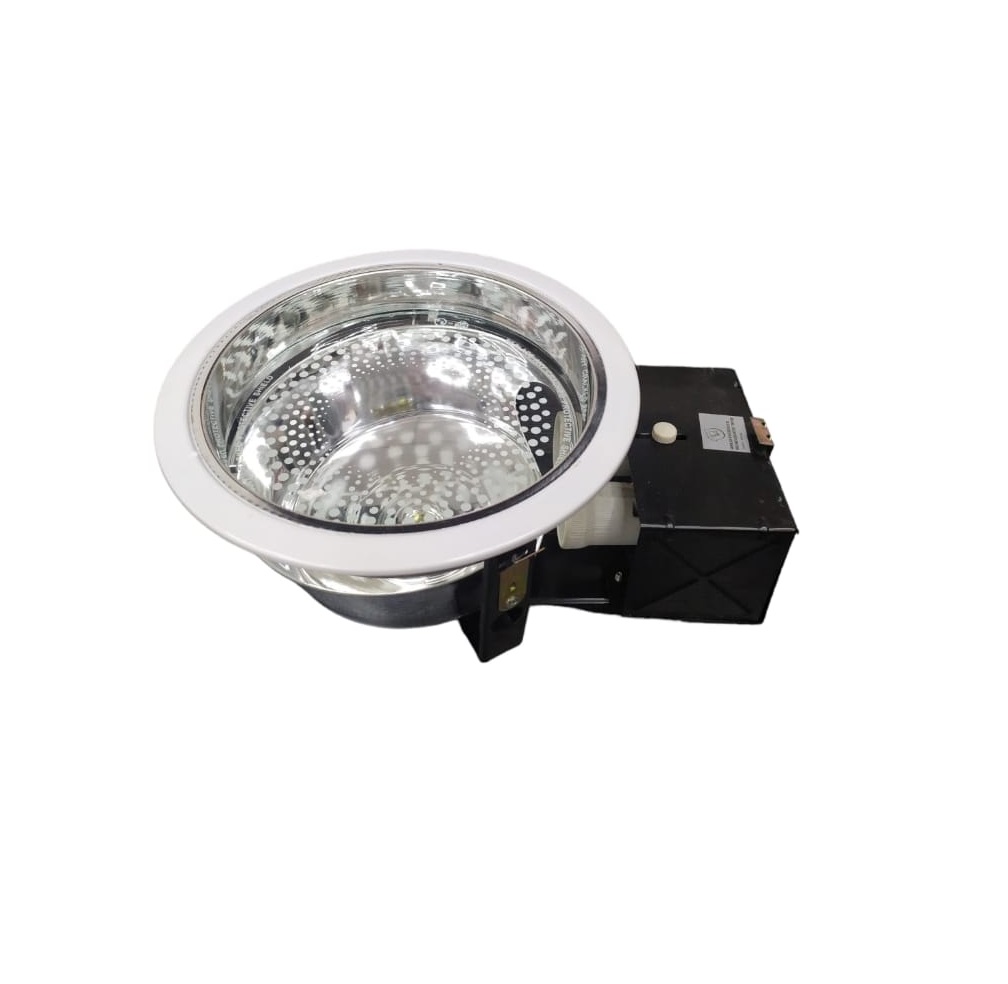 LAMPARA TIPO SPOT EMPOTRABLE 8" 2X26 W. SOCATE E27 MARCA BIOLIGHT