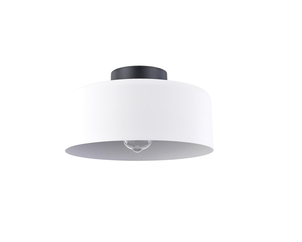 LAMPARA DE TECHO E27 110 V 11,81" X 11,81"X 6,5" REF. X002XVQMBL COLOR BLANCO MATE MARCA BISAMIYA