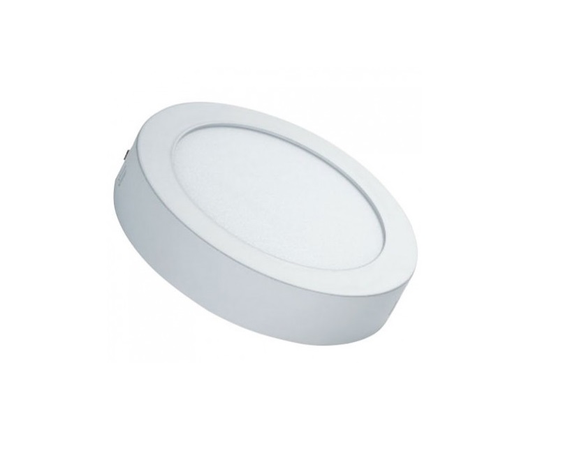 PANEL LED 12W REDONDO SUPERFICIAL LUZ BLANCA 6500K MARCA BILIGHT