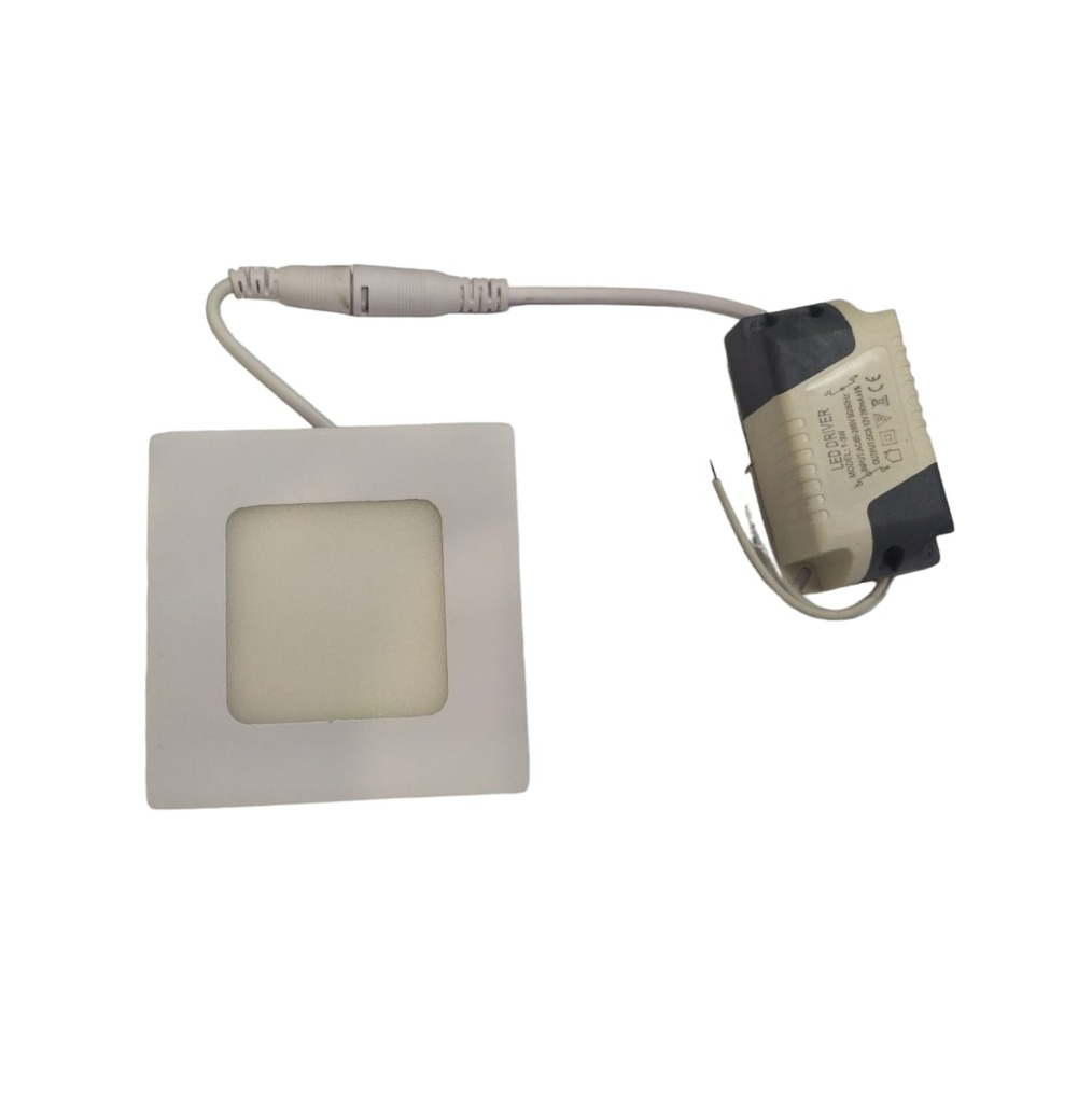 PANEL LED 3W CUADRADO P/ EMP LUZ BLANCA 6500K REF.105510 / PL-WH-3W-RE-SQ MARCA BILIGHT