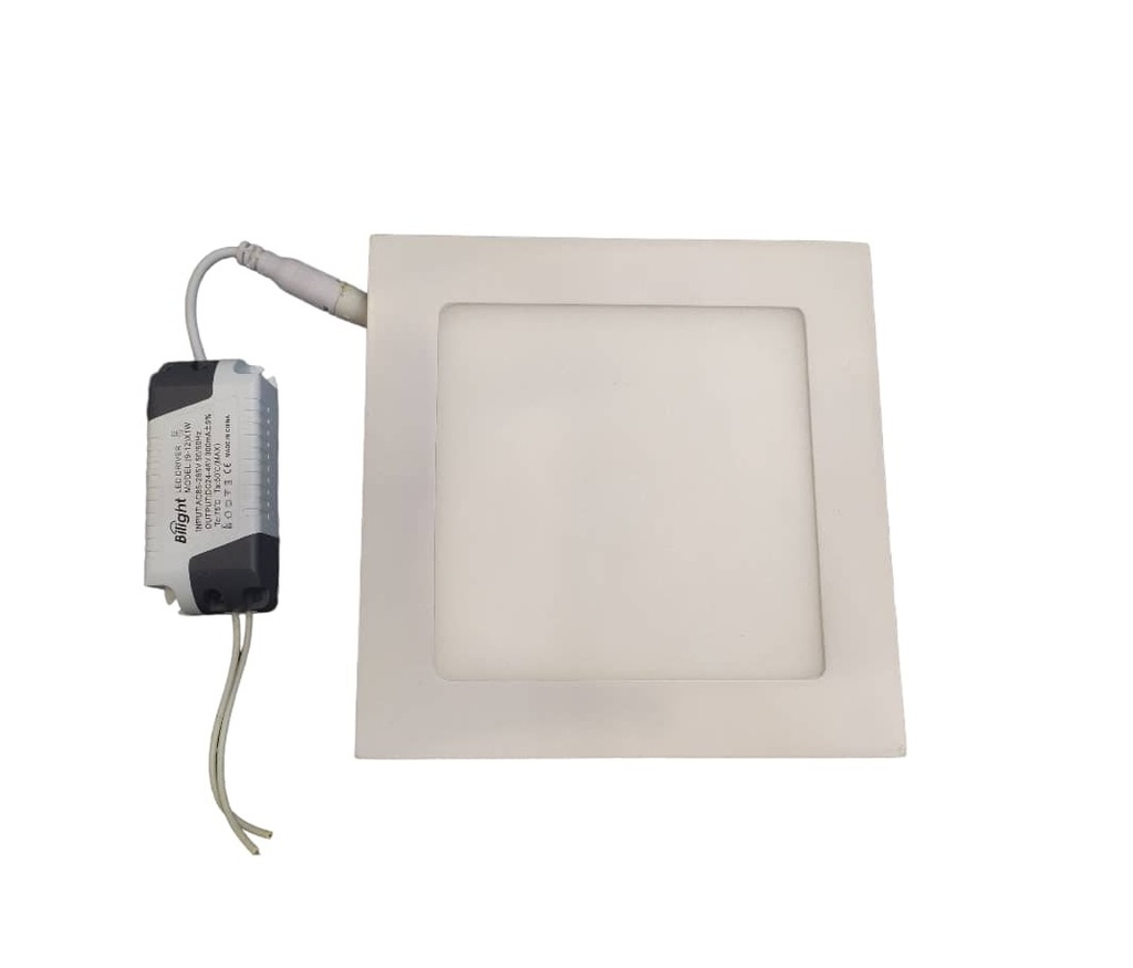 PANEL LED 12W CUADRADO P/EMPOTRAR (LUZ INDIRECTA) 3000K REF. 101540 / PL-WH-12W MARCA BILIGHT