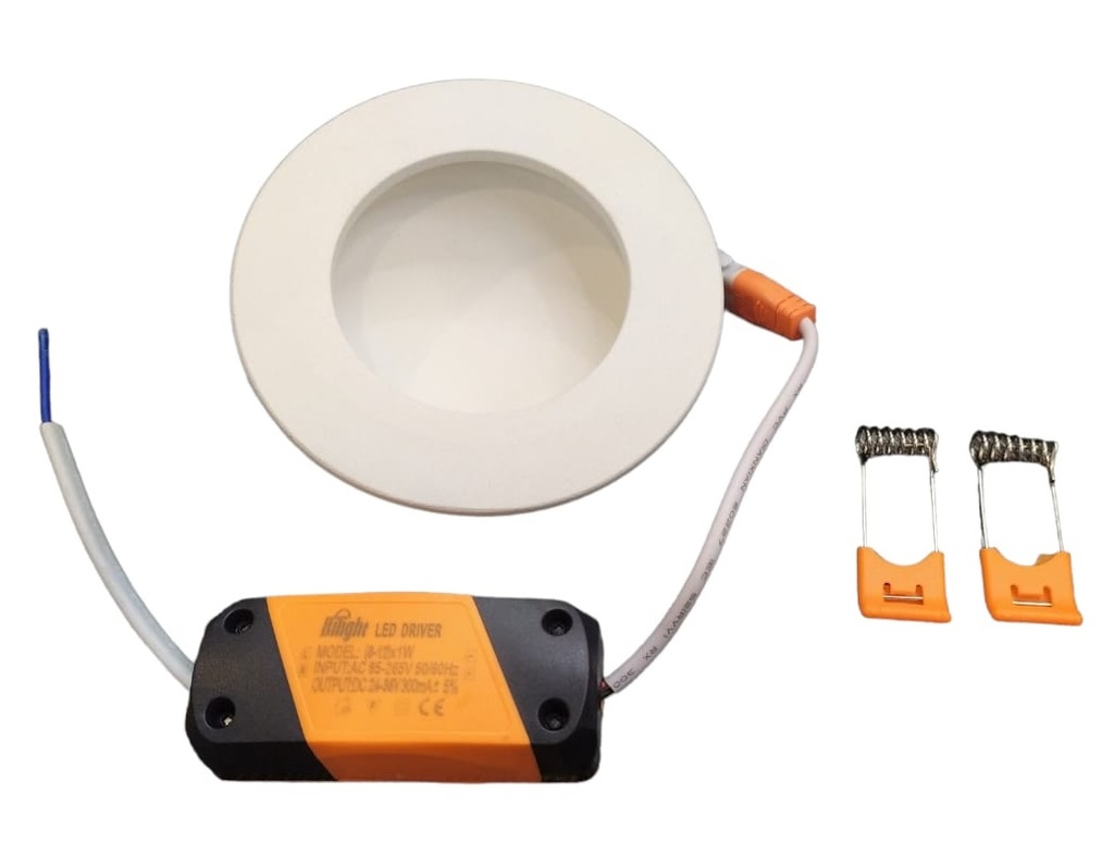 PANEL LED 9W 3000K REDONDO P/EMPOTRAR (LUZ INDIRECTA) REF. RDMHSF9W-WW / 512051 MARCA BILIGHT