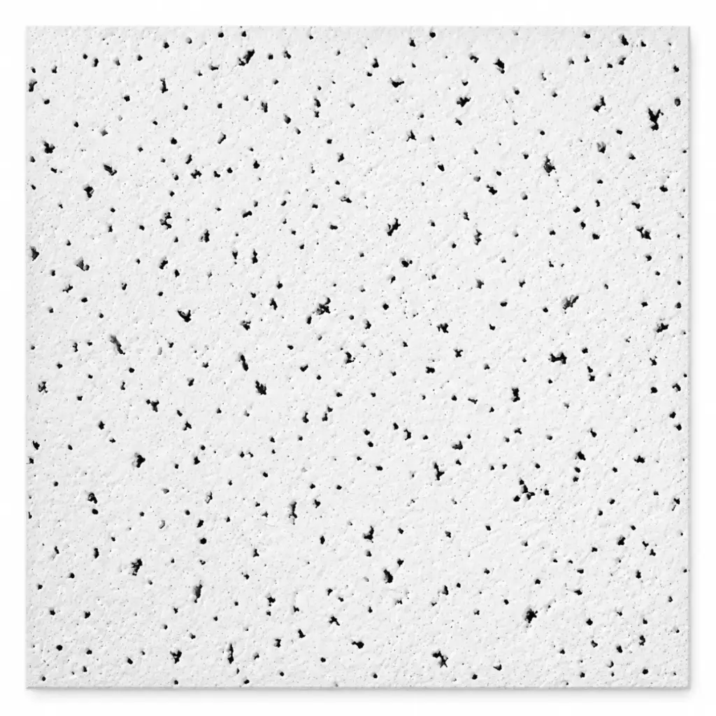 CIELO RASO / LAMINA DE FIBRA MINERAL FISSURED DE 1/2" 0.60 MTS X 1.20 MTS ( 2´ X 4´ ) MARCA AMSTRONG