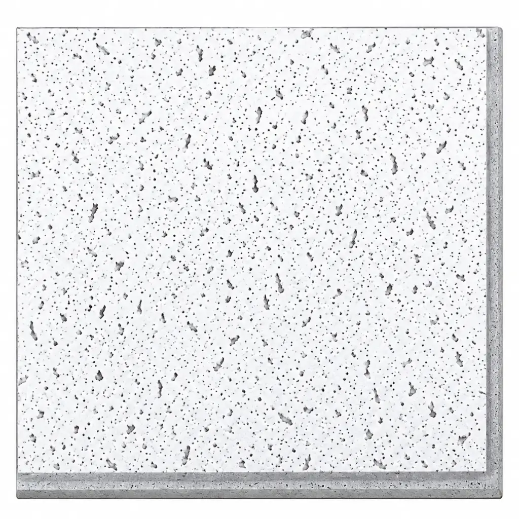 CIELO RASO / LAMINA DE FIBRA MINERAL FISSURED TEGULAR DE 1/2" 0.61 X 0.61CM ( 2´ X 2´ ) MARCA BUILDCO