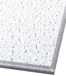 CIELO RASO / LAMINA DE FIBRA MINERAL FISSURED TEGULAR DE 1/2" 0.61 X 0.61CM ( 2´ X 2´ ) MARCA BUILDCO